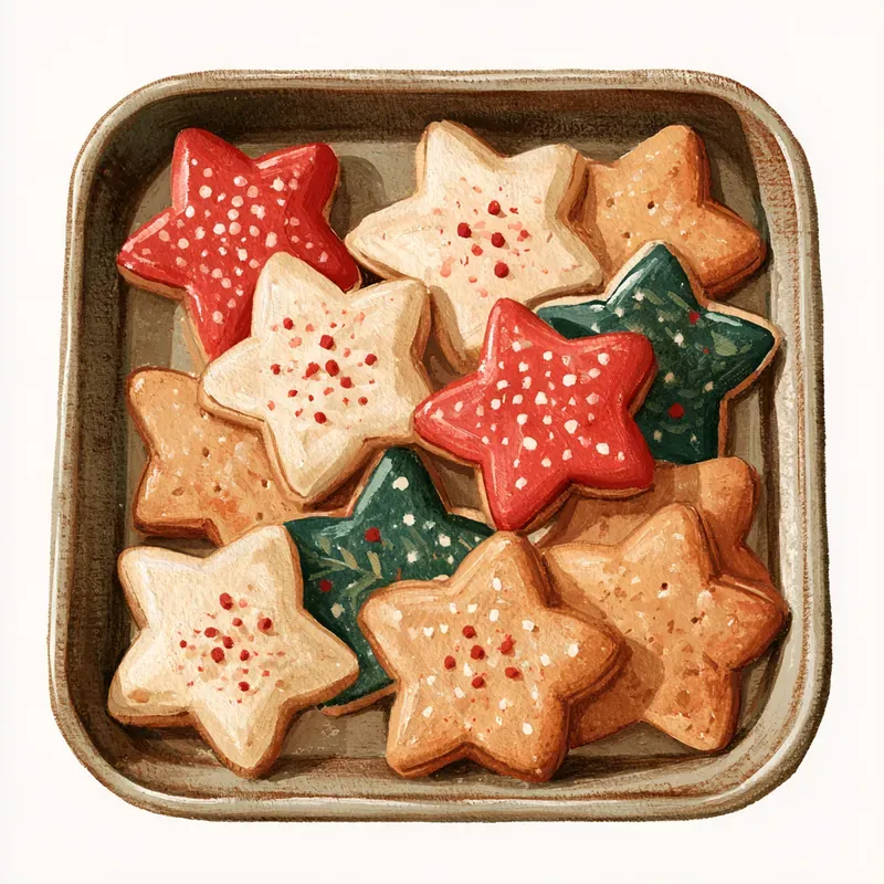 Cozy Christmas Baking Cliparts