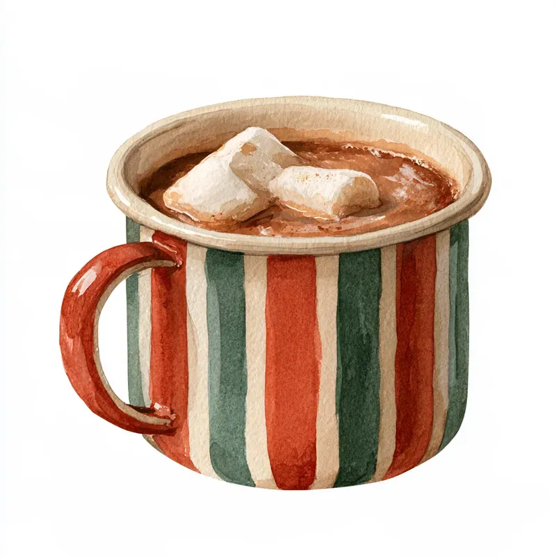 Cozy Christmas Baking Cliparts