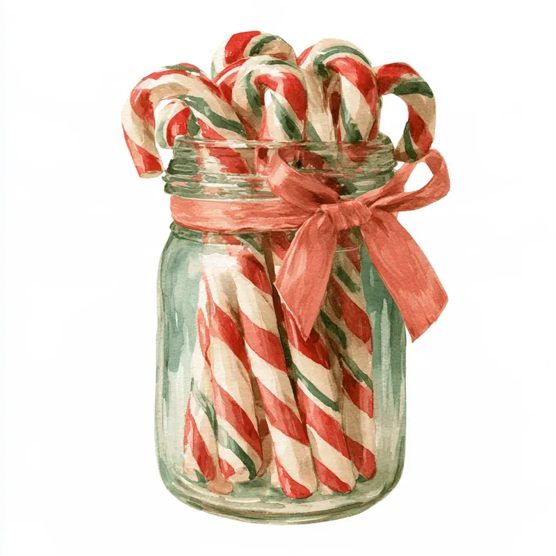Cozy Christmas Baking Cliparts