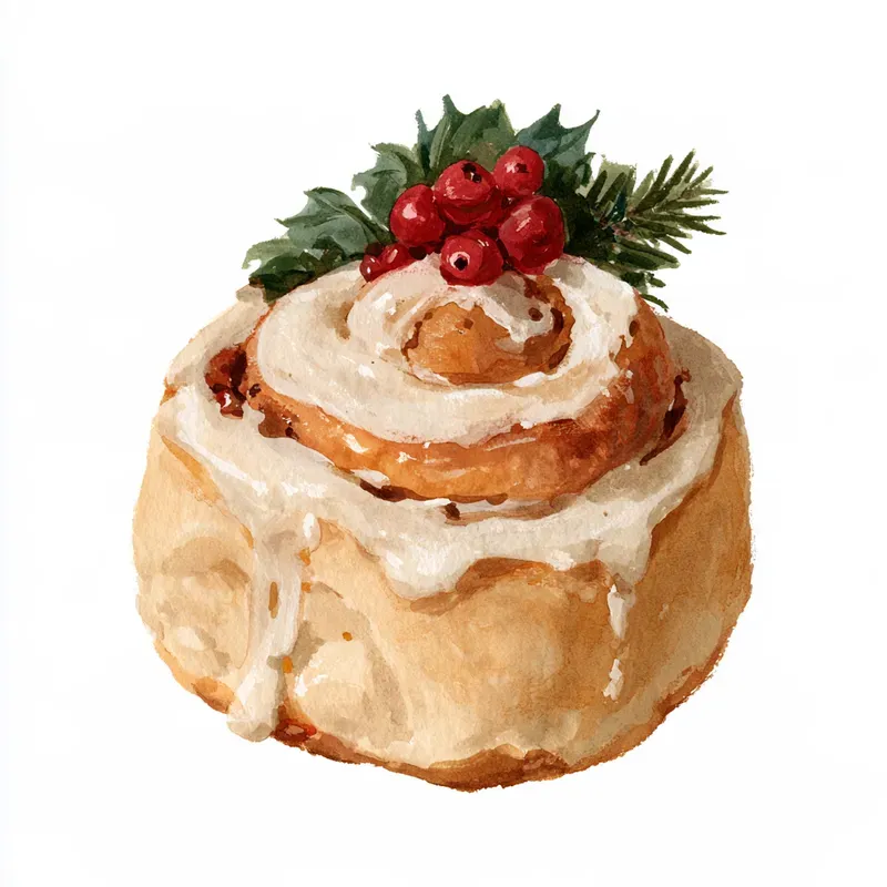 Cozy Christmas Baking Cliparts