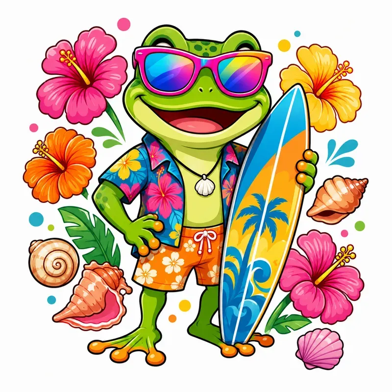 Playful Mascot Sticker Generator