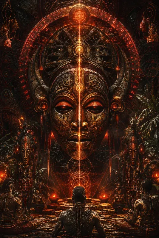 Tribal Illusion Art Generator