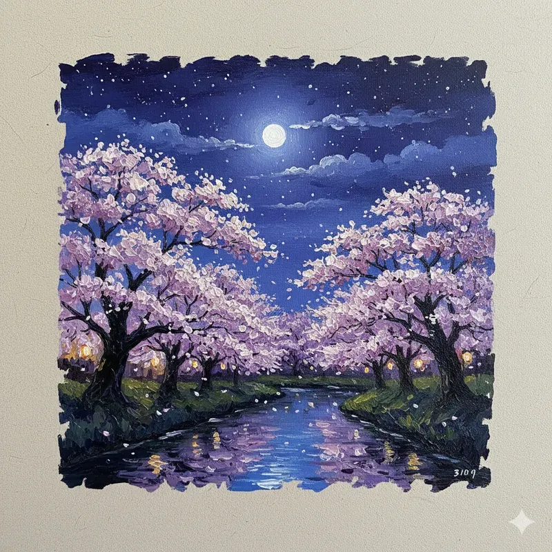 Cinematic Oil Painting Scenes