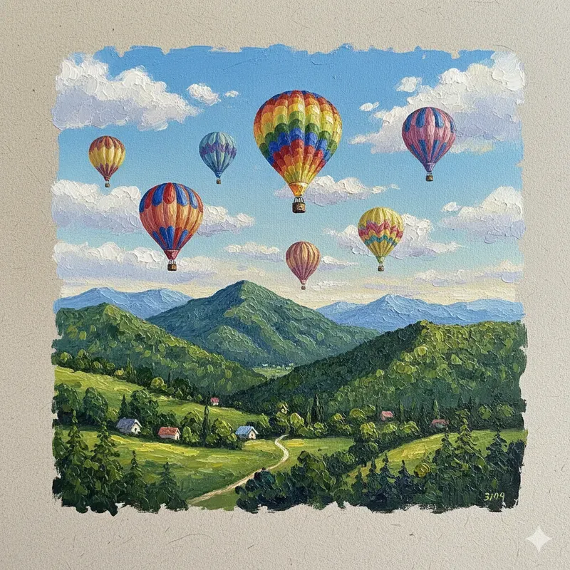 Cinematic Oil Painting Scenes