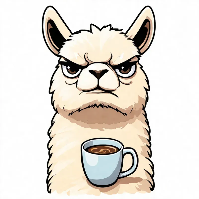 Grumpy Animal Meme Illustrations