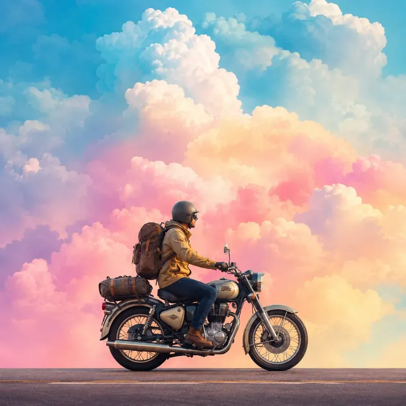 Surreal Cloud Journey Scenes