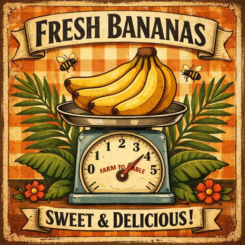 Vintage Farm Fruit Posters