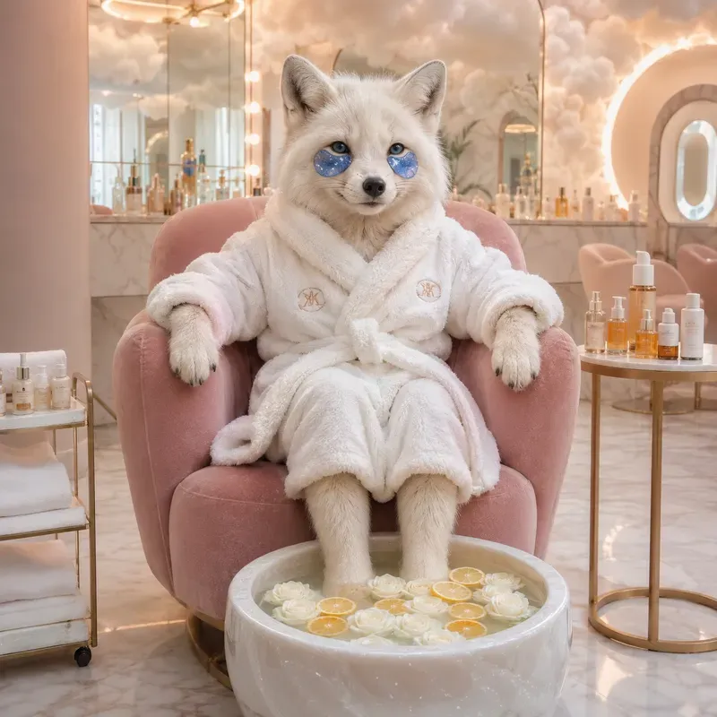 Luxury Animal Spa Portrait Series
