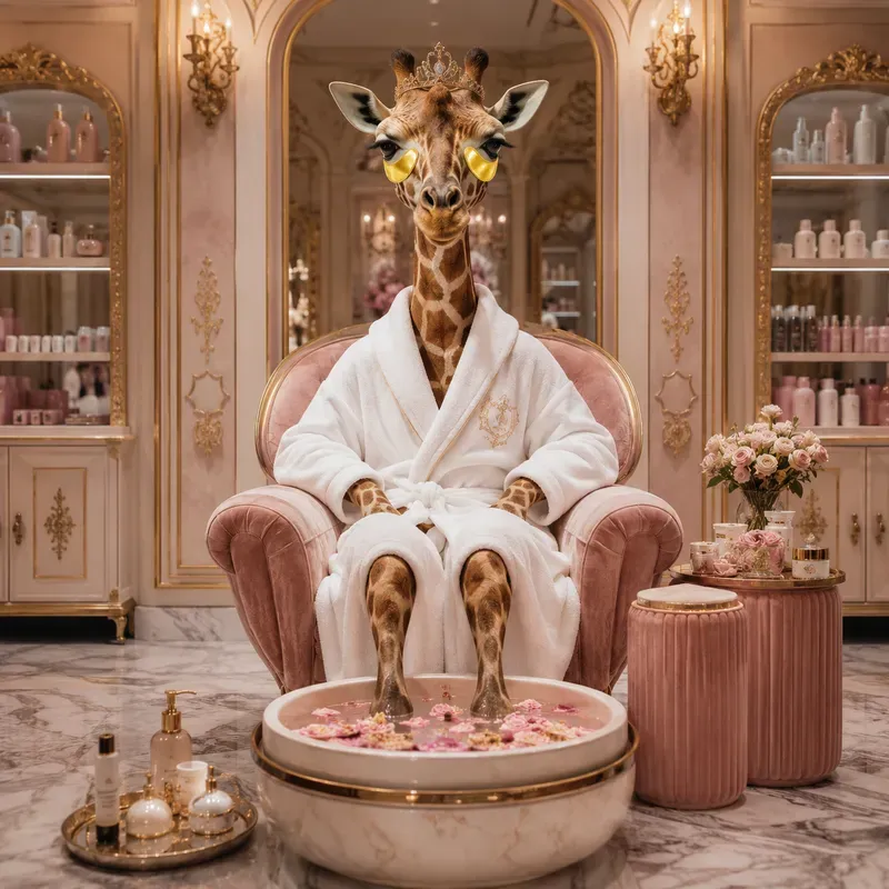 Luxury Animal Spa Portrait Series