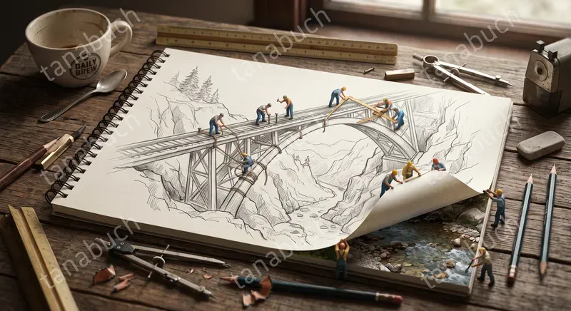 Little Workers In The Big Worlds Of Sketch