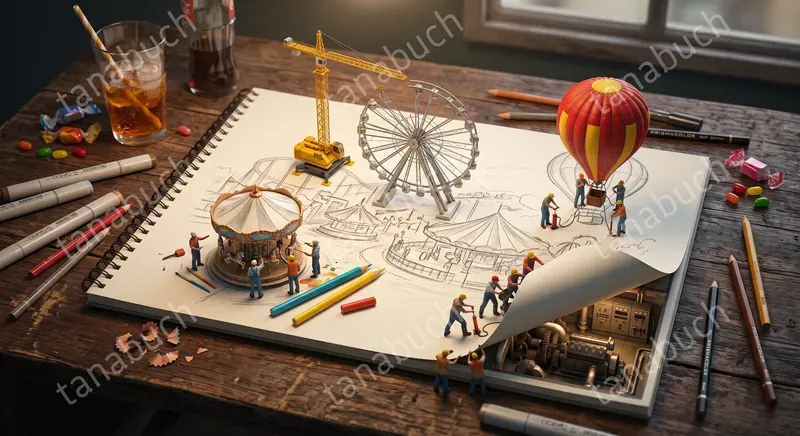 Little Workers In The Big Worlds Of Sketch