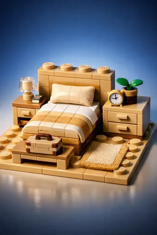 Lego Bedroom Props Render Sets