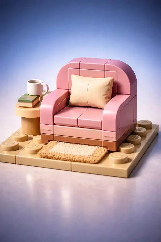 Lego Bedroom Props Render Sets