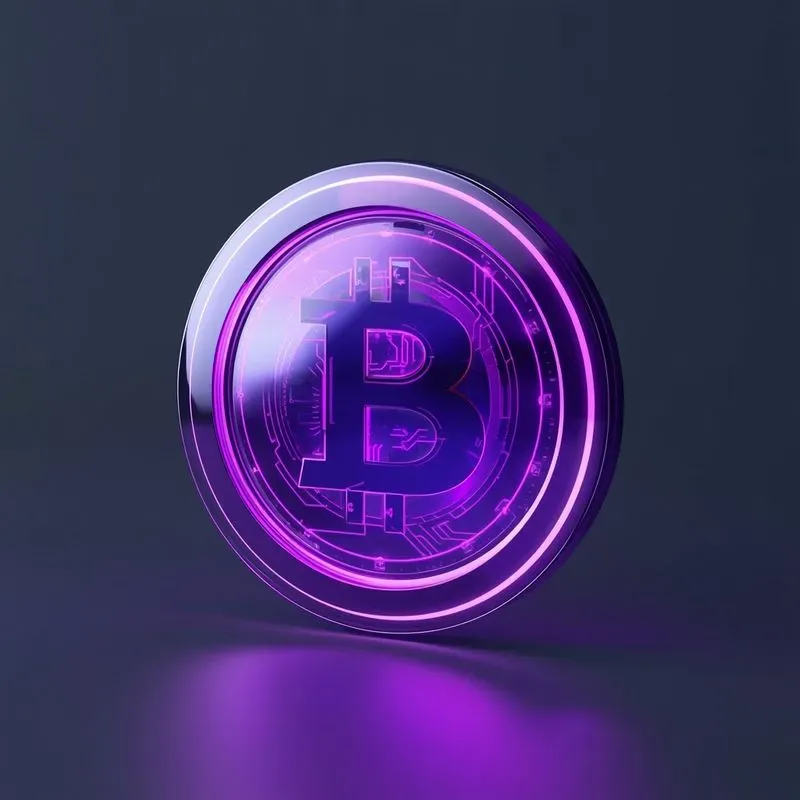 3D Cyberpunk Crypto Coins Assets