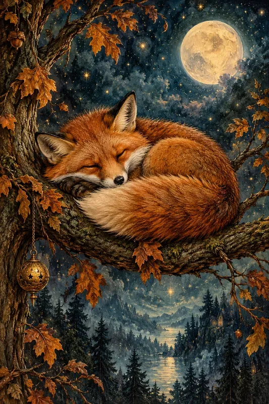 Mystical Woodland Animal Art