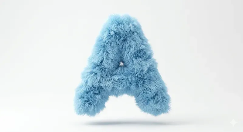 3D Fluffy Furry Letters Generator
