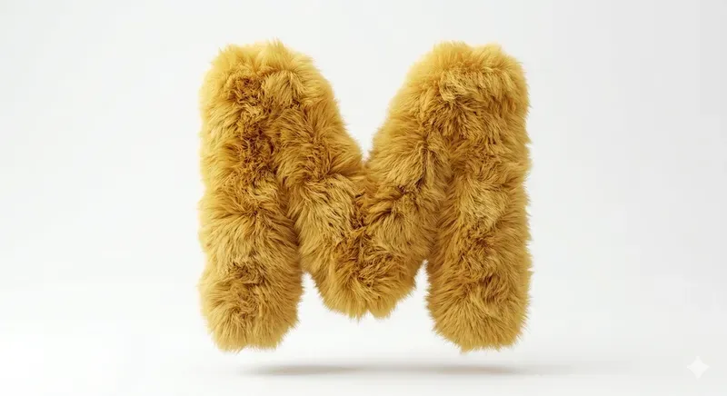 3D Fluffy Furry Letters Generator