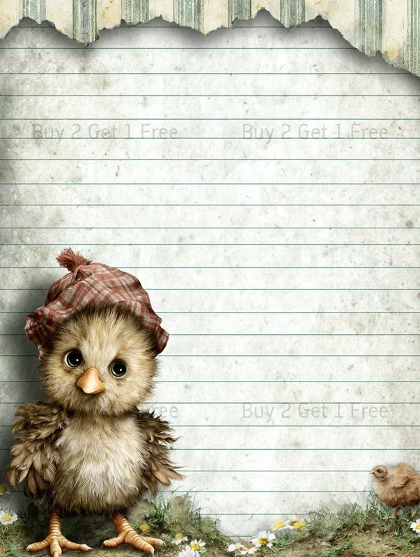 Summer Shabby Farmhouse Plain Papers