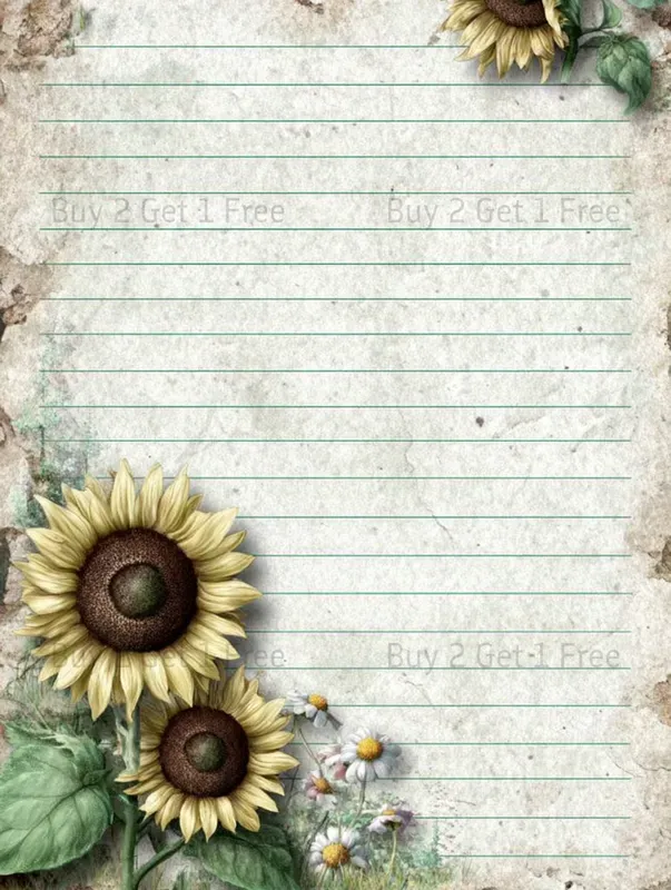 Summer Shabby Farmhouse Plain Papers