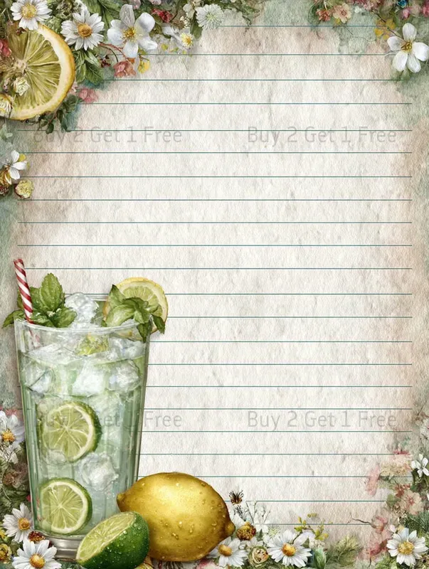 Summer Shabby Farmhouse Plain Papers