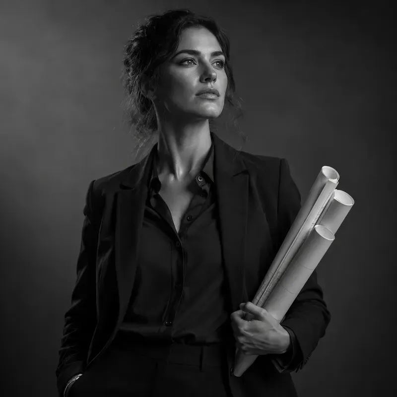 Cinematic Monochrome Portrait Series