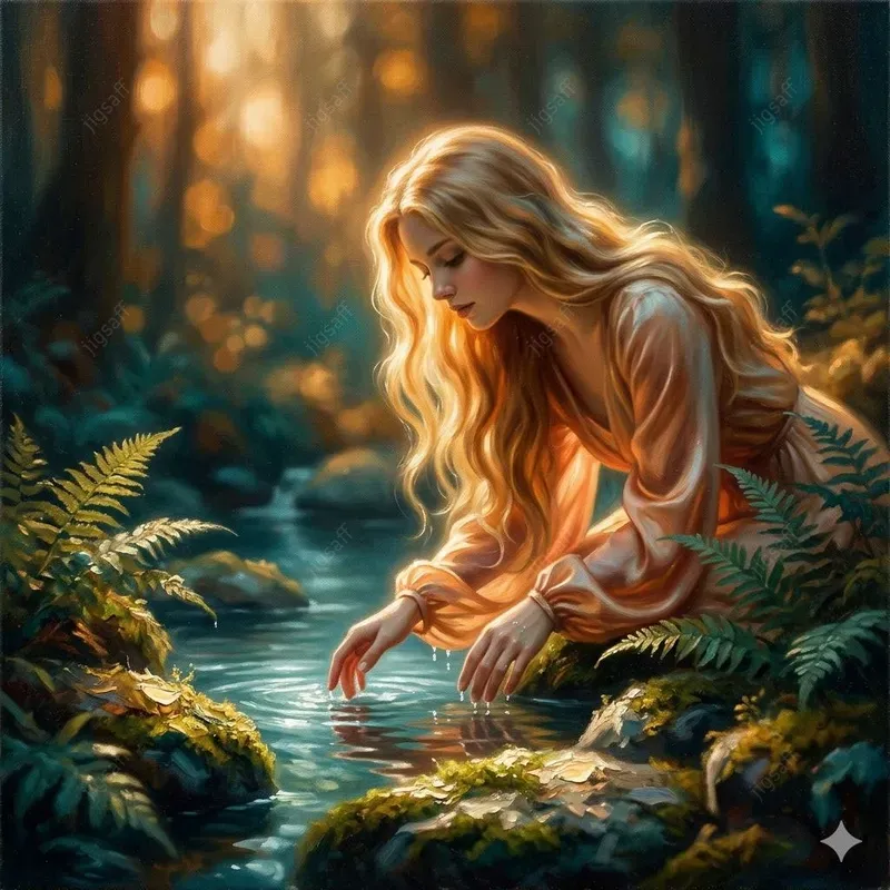Ethereal Luminous Cinematic Oil Paintings