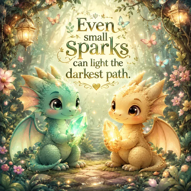 Cute Fantasy Motivation Posters