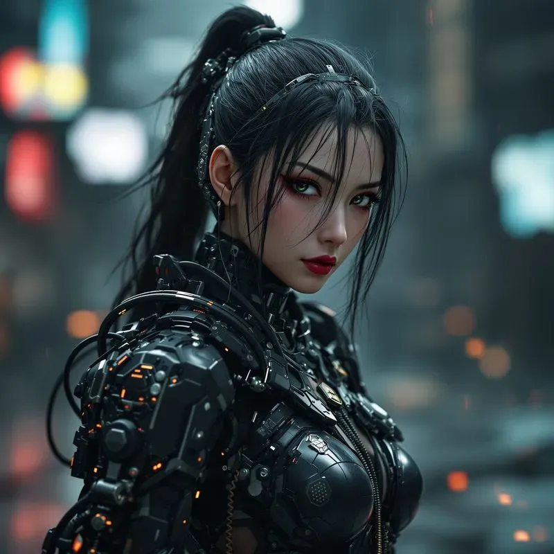 Cinematic Cyberpunk Scifi Characters