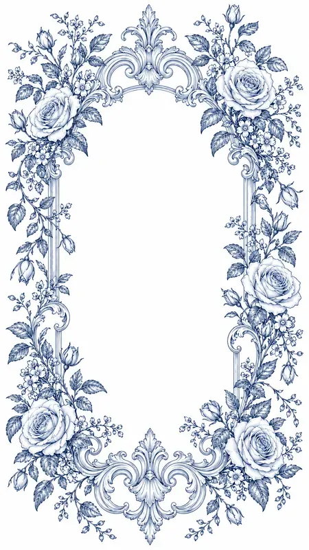 Blue Garden Royal Wedding Cliparts