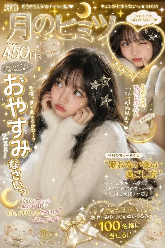 Y2k Kawaii Purikura Magazine Covers