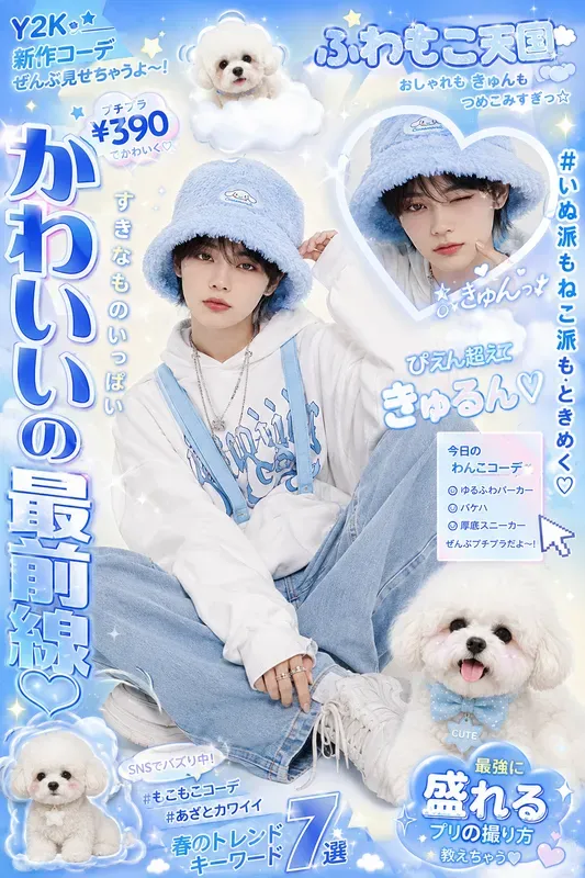 Y2k Kawaii Purikura Magazine Covers