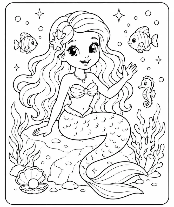 Fantasy Creature Coloring Book Pages