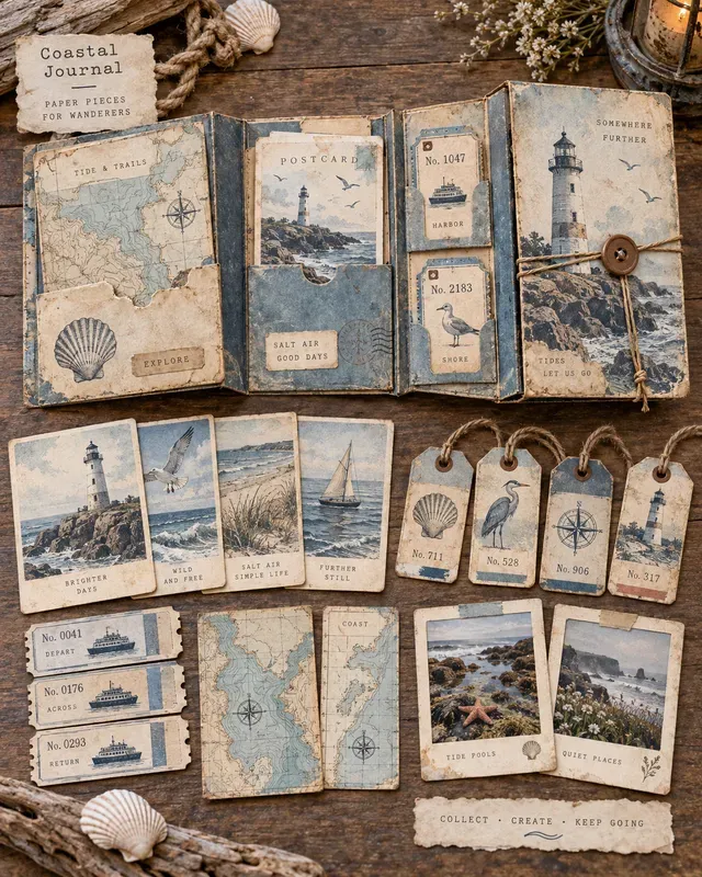 Junk Journal Printable Folios
