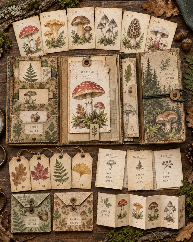 Junk Journal Printable Folios