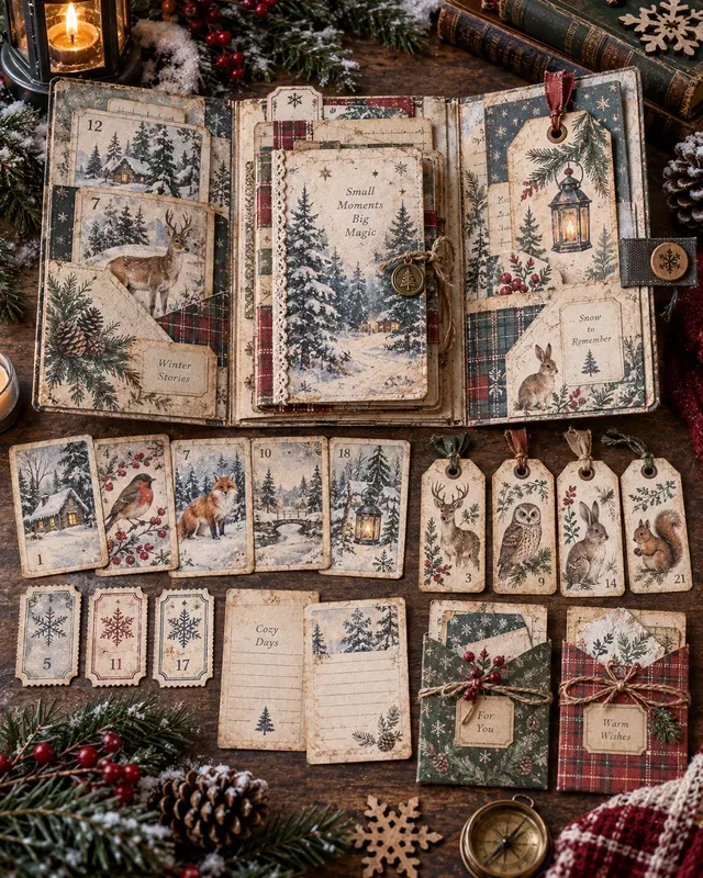 Junk Journal Printable Folios