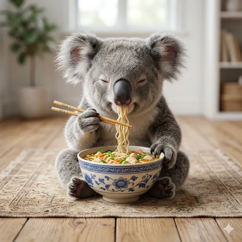 Cute Baby Animal Noodles