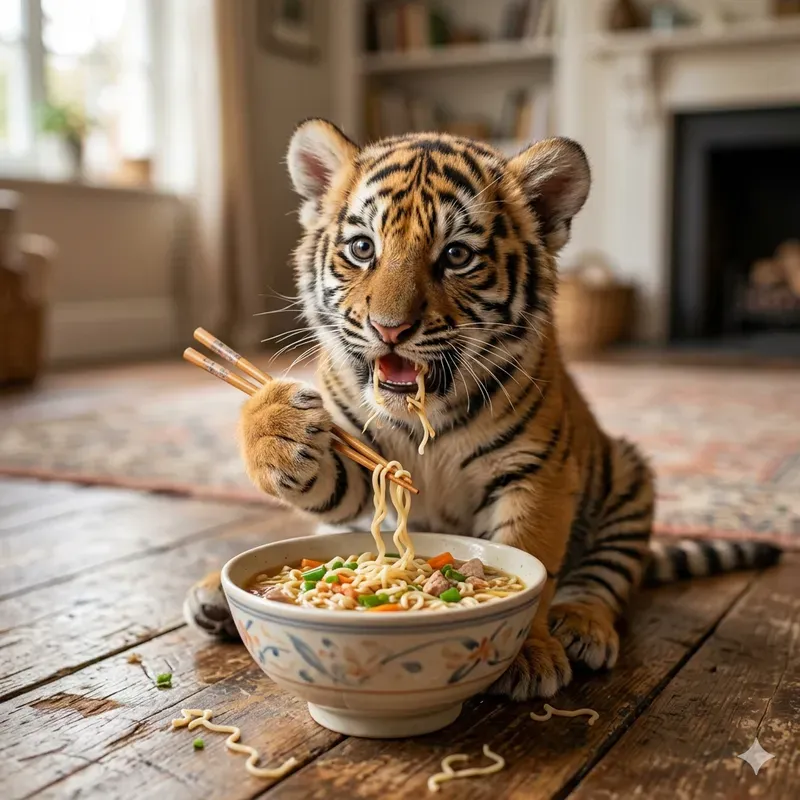 Cute Baby Animal Noodles