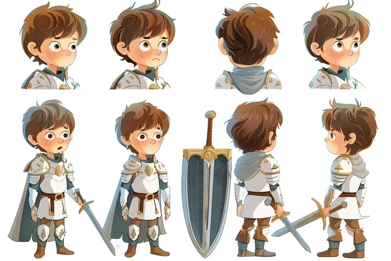 Storybook Character Pose Sheets