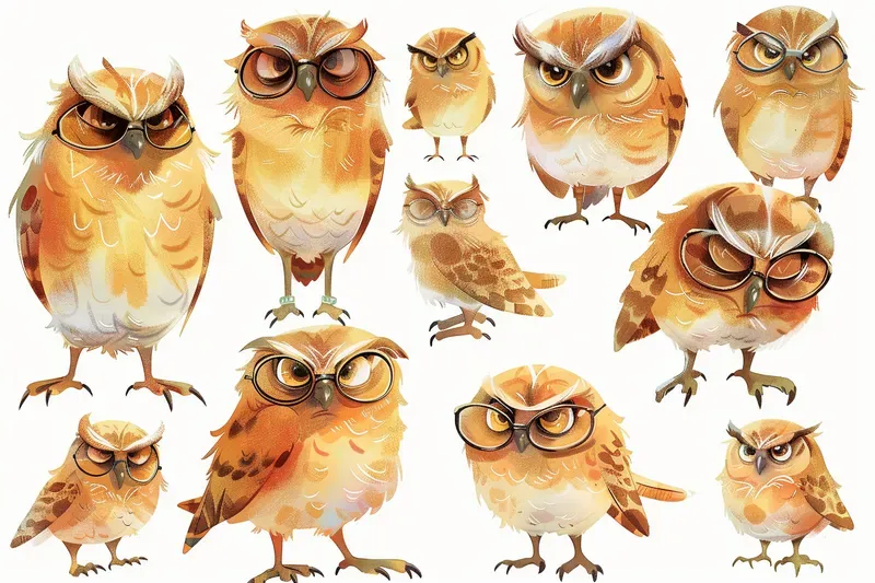 Storybook Character Pose Sheets