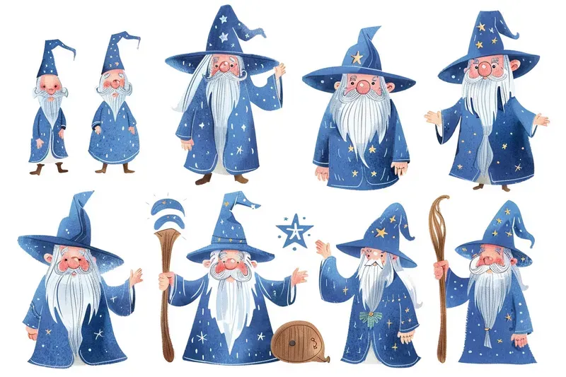 Storybook Character Pose Sheets