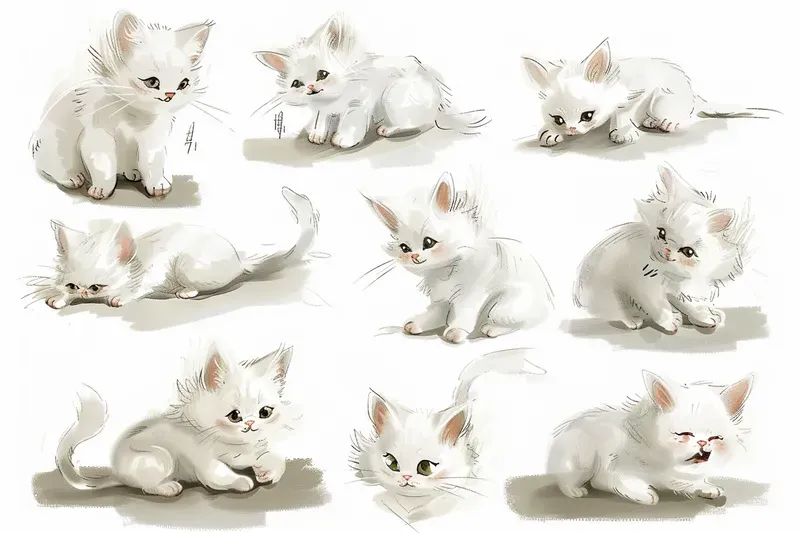 Storybook Character Pose Sheets