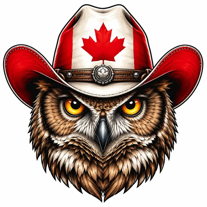 Patriotic Bird Head Logo Generator