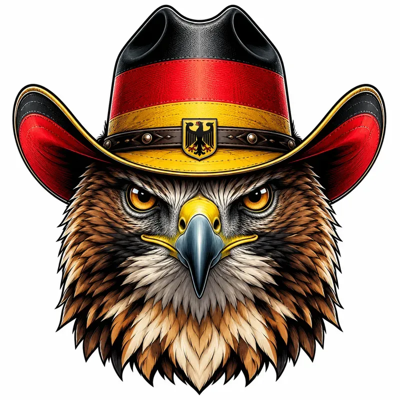 Patriotic Bird Head Logo Generator