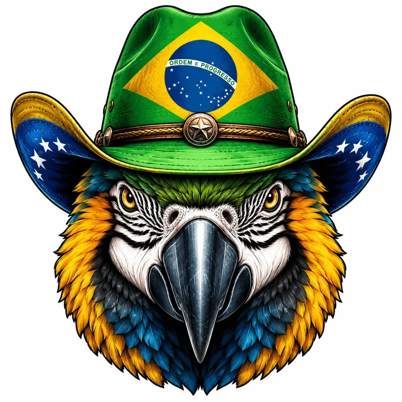 Patriotic Bird Head Logo Generator