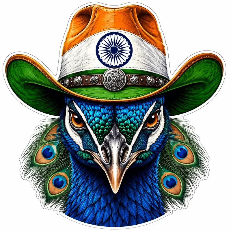 Patriotic Bird Head Logo Generator