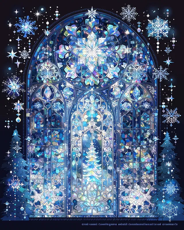 Luxury Holographic Christmas Cards