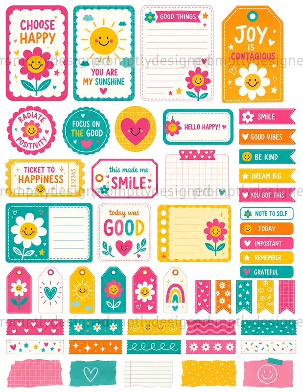 Bright Journal Asset Sheets