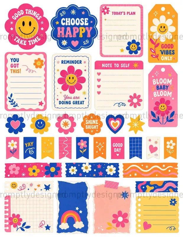 Bright Journal Asset Sheets