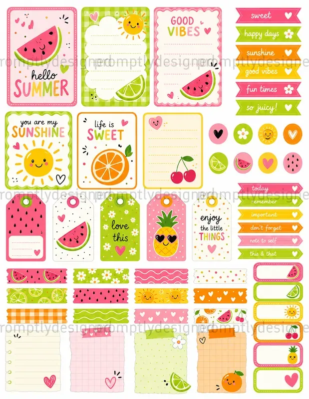 Bright Journal Asset Sheets