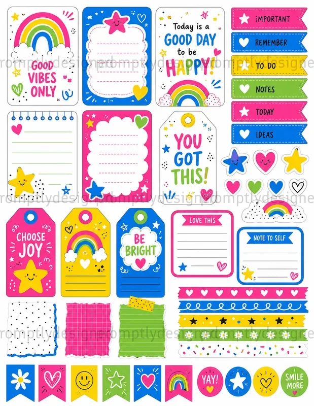 Bright Journal Asset Sheets